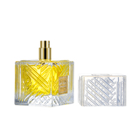 Lovali 100ml Eau de Parfum, flacon texturé exquis, cadeau, usage professionnel, parfum oriental de luxe pour homme, cannelle, vanille