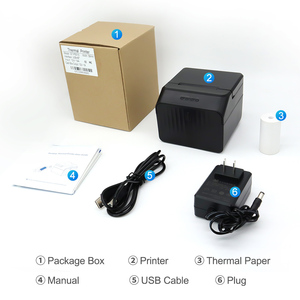 Xincode Mini Máy in hóa đơn & máy quét POS xách tay máy in nhiệt 58 Mét với USB <span class=keywords><strong>Bluetooth</strong></span> với ESC/POS in lệnh thiết lập - Product Image 6