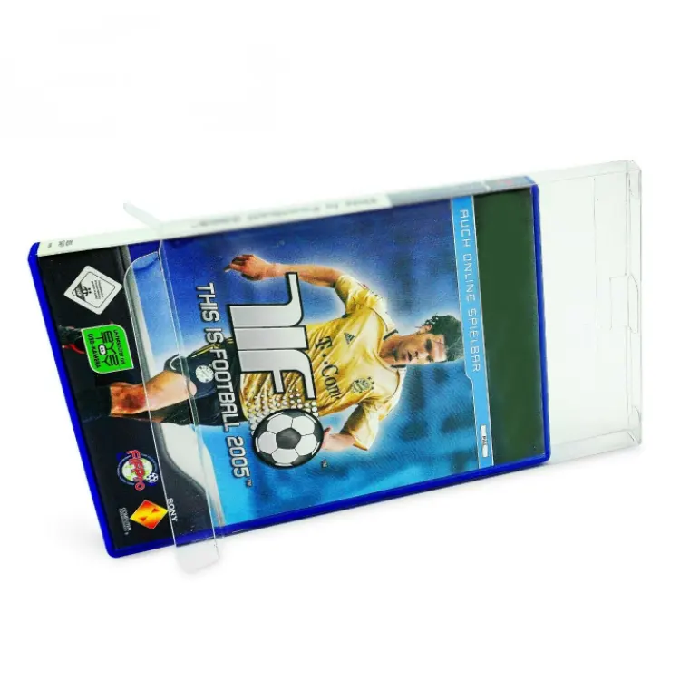 Protective Sleeves for Play station 2 for PS2/GC/Wii/WiiU Game Plastic Protectors Box Gaming Case