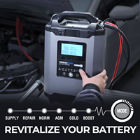 Stabilisateur de tension TOPDON T90A pour programmation ECU, 12V 24V, fonction d'édition de tension au lithium pour voiture, 6 modes de charge, chargeur de batterie de voiture