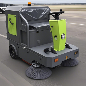 Machine <span class=keywords><strong>électrique</strong></span> de nettoyage de rue à usage domestique 48V Balayeuse de sol de routes de ferme pour les centres commerciaux et l'utilisation souterraine Ride-On Design - Product Image 5