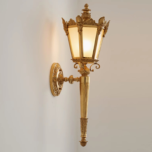 Lampada da Parete in Rame con Personaggi Mitologici dell'Antica Roma, Illuminazione Decorativa per Sfondo, Scale, Corridoi - Product Image 1