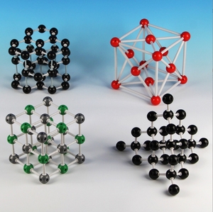 Mô hình phân tử hóa học Bộ mô hình cấu trúc tinh thể 301 kim cương than chì Natri clorua hóa học khoa học Kit - Product Image 2