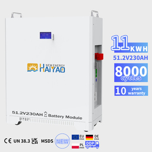 Système de stockage d'énergie domestique Hysonn à montage mural, <span class=keywords><strong>batterie</strong></span> LiFePO4 5 kWh, 11,7 kWh, 15,3 kWh, haute tension, empilable |   Stock UE Pologne - Product Image 1