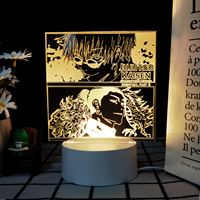 Prix de gros Lampe de nuit 3D Anime avec option de logo personnalisé Lampe 16 couleurs pour enfants