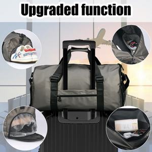 Bolsa Deportiva de Alta Calidad para Hombre, con Logotipo Personalizado, Impermeable, con Separación para Ropa Seca y Mojada, de Poliéster y Nailon, con Cierre, para Viajes y Gimnasio - Product Image 4