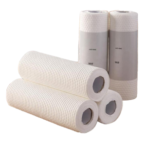 Chiffon de nettoyage jetable écologique super absorbant léger à séchage rapide en non-tissé en rouleau pour cuisine et salle de bain, OEM ODM personnalisé - Product Image 1