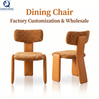 QIANCHENG nouvelle tendance conception de chaises de salle à manger meubles Foshan Chine usine en gros personnalisé chaise de salle à manger luxe moderne