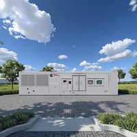 Groupe électrogène diesel JSM-byCummins QSK60-G23 2000 kW triphasé 400V avec ATS pour application en centrale électrique