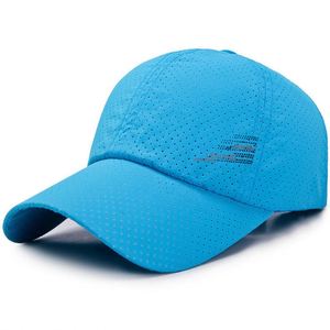Vente en gros Casquette de sport à séchage rapide Chapeaux personnalisés Casquette de baseball 6 panneaux Casquette et chapeau d'été respirants - Product Image 6