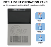 Blg 5ton Ice Machine Macchina per il ghiaccio a cubetti di grande capacità con raffreddamento ad acqua