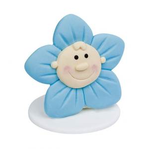 Decoración de Flores Azul Claro para Bebés y Niños - Product Image 1