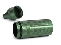 Kit de survie EDC étanche en aluminium avec capsule hermétique/étui à pilules conteneur de stockage d'outils d'extérieur avec porte-bouteille scellé