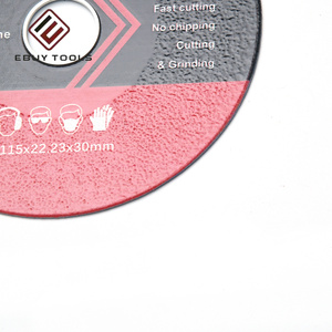 125mm 4,5 pulgadas Nuevo proceso de soldadura <span class=keywords><strong>Esmeril</strong></span> de alta densidad 115mm Arena gruesa Aumento de fricción Hoja de sierra de corte de metal - Product Image 4
