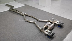 מותאם אישית טיטניום סגסוגת מערכת פליטת ביצועים עבור BMW S55 F80 F82 M3 M4 פליטה מערכת עם סיבי פחמן זנב גרון - Product Image 2