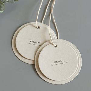 New Factory Free Logo Design Benutzer definierte Marke Name Kleidung Swing Tags Kleidungs stück Kleidung Tags Etiketten Hang Tag für Kleidung - Product Image 3