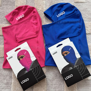 Masker Ski Unisex <span class=keywords><strong>Full</strong></span> <span class=keywords><strong>Face</strong></span> Nyaman Balaclava Satu Lubang Bernapas Anti Angin untuk Bersepeda Mendaki Gunung Topi Olahraga Masker Ski Putih - Product Image 1