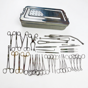 Juego de instrumentos quirúrgicos de traqueotomía de 32 piezas de alta calidad, juego de instrumentos quirúrgicos ENT aprobados por la CE - Product Image 1
