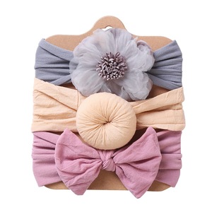 3 шт./комплект, эластичные мягкие нейлоновые повязки для волос - Product Image 1