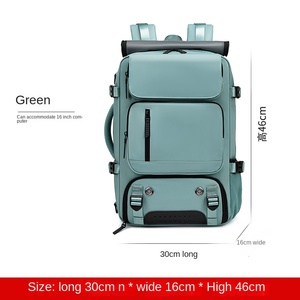 Sac à dos de voyage ultra-léger pour hommes et femmes, grande capacité, sac à bandoulière portable, sac à bagages en polyester imperméable multifonctionnel - Product Image 6