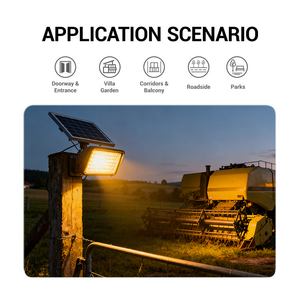 <span class=keywords><strong>Projecteur</strong></span> <span class=keywords><strong>solaire</strong></span> de sécurité OUTLUX TE026 AOBING IP65 en aluminium 100W-400W <span class=keywords><strong>avec</strong></span> télécommande, panneaux solaires tout-noirs <span class=keywords><strong>LED</strong></span> pour extérieur - Product Image 4