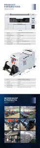 Imprimante DTF 43 cm 13x19 pour l'impression de films PET personnalisés sur t-shirts, machine d'impression par transfert thermique DTF pour l'impression de t-shirts - Product Image 2