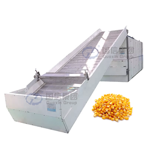 Secador de malla continua industrial de gran capacidad para maíz, equipo de secado de maíz para alimentación, secador de vegetales - Product Image 1