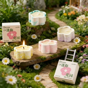 Vela Aromática de Cera Mezclada Hecha a Mano de Alta Calidad <span class=keywords><strong>para</strong></span> Jardín, Mini, <span class=keywords><strong>para</strong></span> Regalo de Cumpleaños, Caja de Regalo, Decoración de Fiestas en Interiores, Adornos - Product Image 3