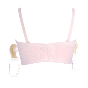 Reggiseno con pompa premaman regolabile all'ingrosso aperto e traspirante con due cerniere e reggiseno per allattamento senza mani - Product Image 4