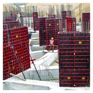 Chine Fabricant Soutenant Construction Cadre Colonne Béton Acier Coffrage Q235 Moule En Acier Support Simple Côté - Product Image 1