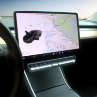Pour Tesla modèle 3 modèle Y 2020-2024 bouton intelligent écran central boîte de rangement voiture porte siège réglage boutons de commande