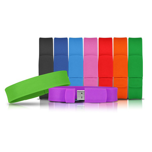 Silicone <b>USB</b> Flash <b>Drive</b> Bracelet Wristband Multi Color <b>USB</b> 2.0 Memory Stick 4GB 8GB 16GB 32GB Custom Logo Promotional Gift - Product Image 4