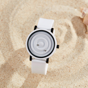 Lp169 Nuovo <span class=keywords><strong>Design</strong></span> Orologio da Polso Sportivo da Uomo con Cuscinetti a Sfera Magnetici Fluttuanti, Minimalista e Alla Moda, in Silicone - Product Image 4