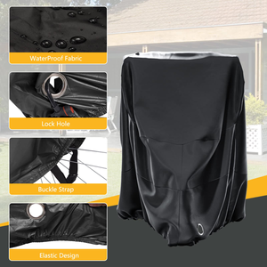 Funda para Bicicleta Plegable Impermeable y Resistente al Polvo, de Poliéster, con Protección Contra la Lluvia para Bicicletas de Carretera y Montaña, Gran Venta - Product Image 3