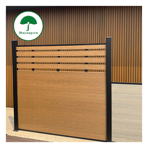 Clôture de piscine en composite bois-plastique gaufré, résistante aux intempéries, de 1,2 m de haut, style jardin américain, pour villa, <span class=keywords><strong>prix</strong></span> de gros - Product Image 2
