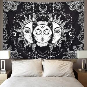 <span class=keywords><strong>Tapisserie</strong></span> murale disney soleil <span class=keywords><strong>et</strong></span> lune, <span class=keywords><strong>noir</strong></span> <span class=keywords><strong>et</strong></span> <span class=keywords><strong>blanc</strong></span>, <span class=keywords><strong>tapisserie</strong></span> avec étoile - Product Image 3