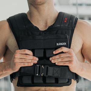 Réglable <span class=keywords><strong>10KG</strong></span> Max Chargement Pondéré Gilet Nylon Boxe Formation Épaississement Exercice Gilet Fitness <span class=keywords><strong>Veste</strong></span> pour Sable Vêtements - Product Image 5