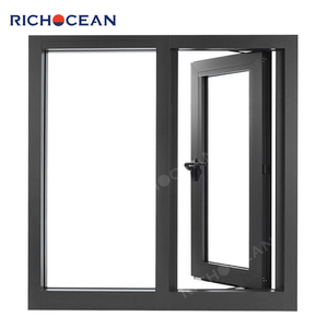 หน้าต่างบานเปิดอลูมิเนียม RICHOCEAN จากเมืองฝอซาน ประเทศจีน พร้อมราวกันตกและมุ้งลวด - Product Image 6