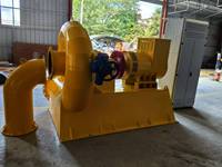 50kW Mikro generator Wasser turbine Mikro pelton turbinen generator
