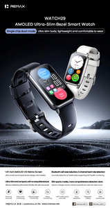 REMAX WATCH29 Smartwatch Ultra-Sottile 1.47'' AMOLED con Cornice Sottile, Chiamate BT, 100+ Modalità Sportive, Monitoraggio Salute 24/7 - Product Image 2