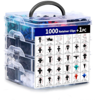 1045 pièces – Clips de fixation universels en nylon écologiques à enfoncer pour pare-chocs et ailes automobiles, pour remplacement/réparation