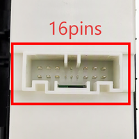 Nouvel interrupteur de lève-vitre électrique pour voiture avec verrouillage de fenêtre, remplacement OEM 84820-BZ200 ABS+PA66 16 broches Marque RKXF