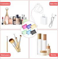 Bolsas de Malla con Cierre para Documentos, Directas de Fábrica, Multicolores, para Almacenamiento de Maquillaje y Artículos de Viaje