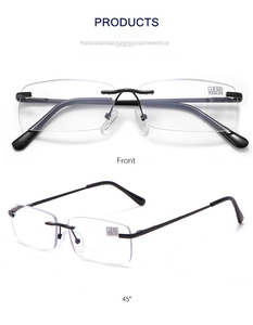 Marco rectangular de metal Proveedor de <span class=keywords><strong>presbicia</strong></span> <span class=keywords><strong>Gafas</strong></span> al por mayor <span class=keywords><strong>Gafas</strong></span> correctivas <span class=keywords><strong>Gafas</strong></span> de lectura - Product Image 5