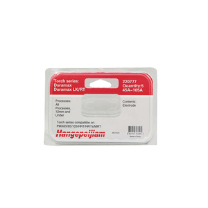 <span class=keywords><strong>Electrodo</strong></span> de Corte por Plasma 30-105 Amp <span class=keywords><strong>220842</strong></span> 220777 <span class=keywords><strong>Electrodo</strong></span> de Cobre Plus 220941 220819 220816 220990 220930 220991 Boquilla de Corte - Product Image 1