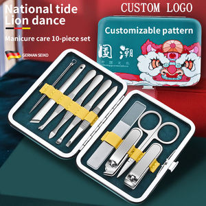 Gran oferta, juego de <span class=keywords><strong>manicura</strong></span>, Kit de cortaúñas profesional, herramientas para el cuidado de los pies, juego de <span class=keywords><strong>manicura</strong></span> y pedicura para mujeres de acero inoxidable - Product Image 2