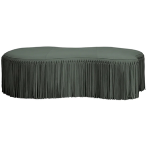 Hallie Coffee <b>Table</b> Laid-back boho style gets an elegant makeover in our Hallie, a round coffee <b>table</b> <b>covered</b> from top to bottom - Product Image 3