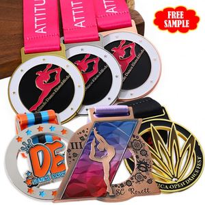 Professional Custom Medals Kung Fu Wkf Jiu Jitsu Judo Taekwondo Karate Medals Gold Silver Enamel <b>Metal</b> Award Medal with Ribbon - Product Image 5