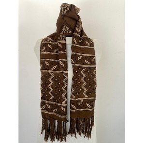 Soft ryon บล็อกมือพิมพ์ ajrakh ขโมยที่มีรูปแบบที่สวยงามแบบดั้งเดิมเครื่องซักได้ความยาว2 MTR กว้าง28นิ้ว - Product Image 4