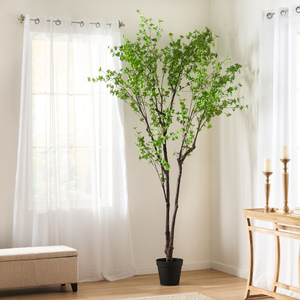 Entrepôt USA – Grande Vente d'Été 2026 – Arbre Artificiel de 300 cm de Haut en Pot en Plastique – Plante d'Intérieur Hautement Réaliste pour Décoration - Product Image 1